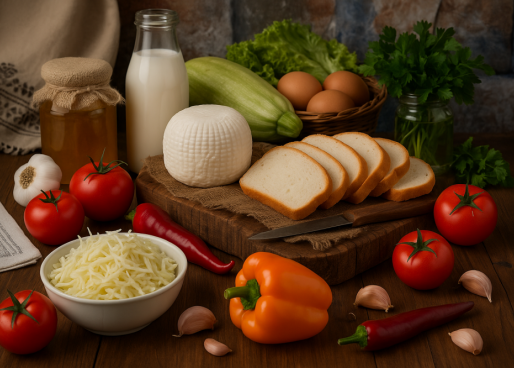 Фермерские и фабричные продукты